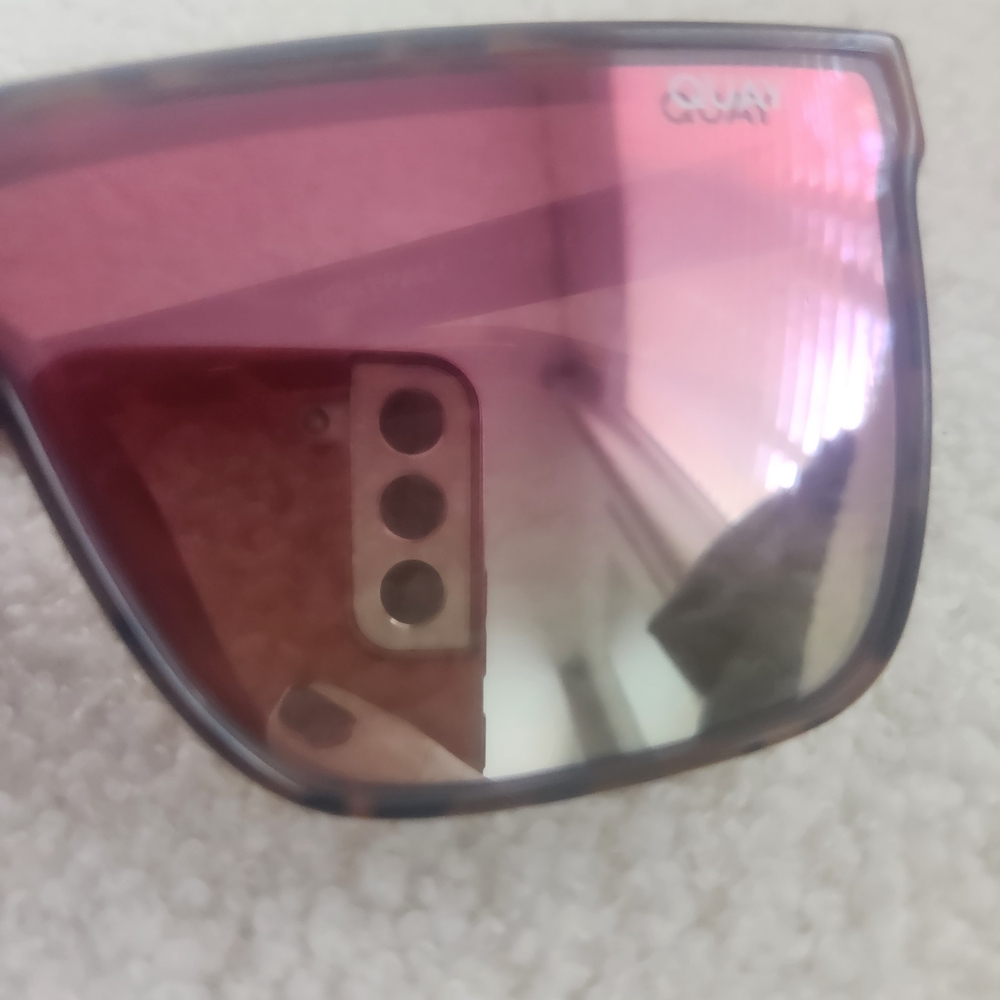 Quay Australia Nightfall Tortoise Brown Polarized Sunglasses MirroredSold Out - Picture 13 of 17